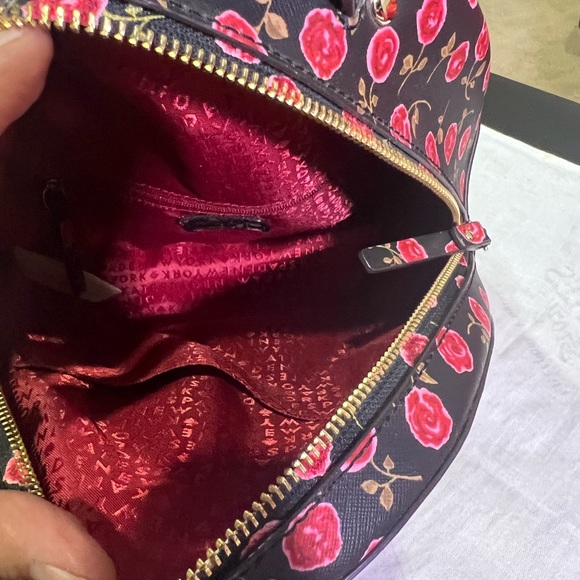 NWOT Kate Spade Laurel Way Hazy Rose Sammi Small Leather Backpack - Picture 6 of 7